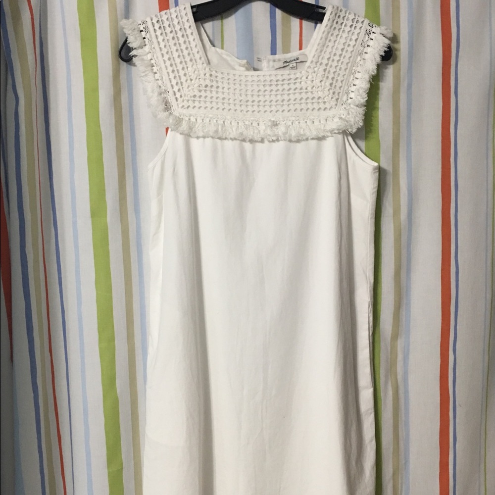 Madewell White Sleeveless Summer Dress/SZ 2/